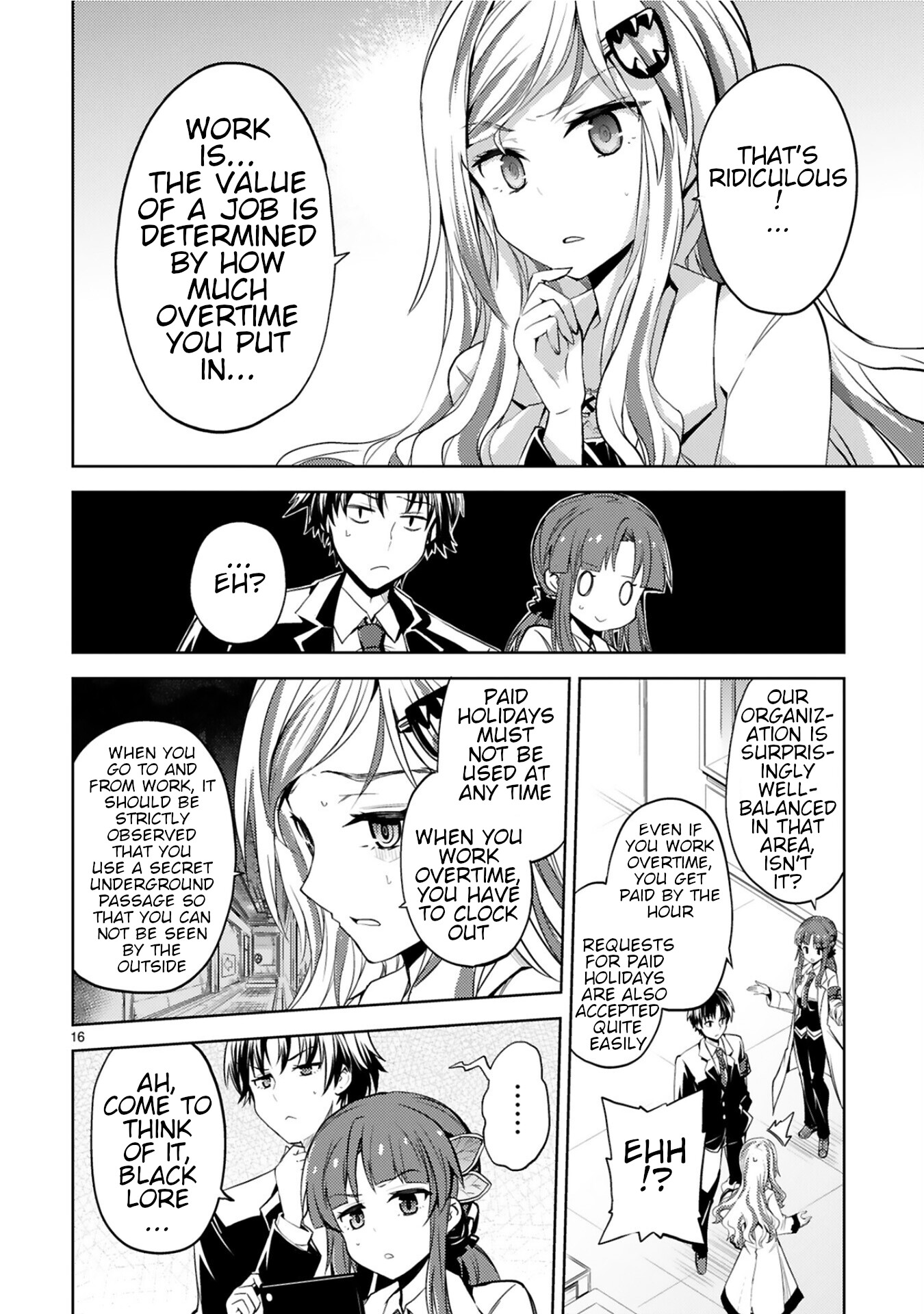 Kuroitsu-san in the Superhuman Research & Development Department Chapter 8 page 16 - Chapter 8: The Name is Black Lore