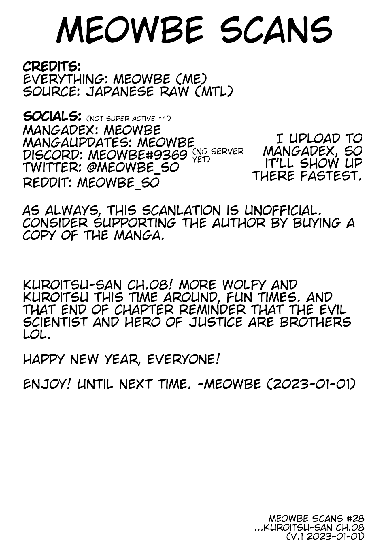 Kuroitsu-san in the Superhuman Research & Development Department Chapter 8 page 19 - Chapter 8: The Name is Black Lore