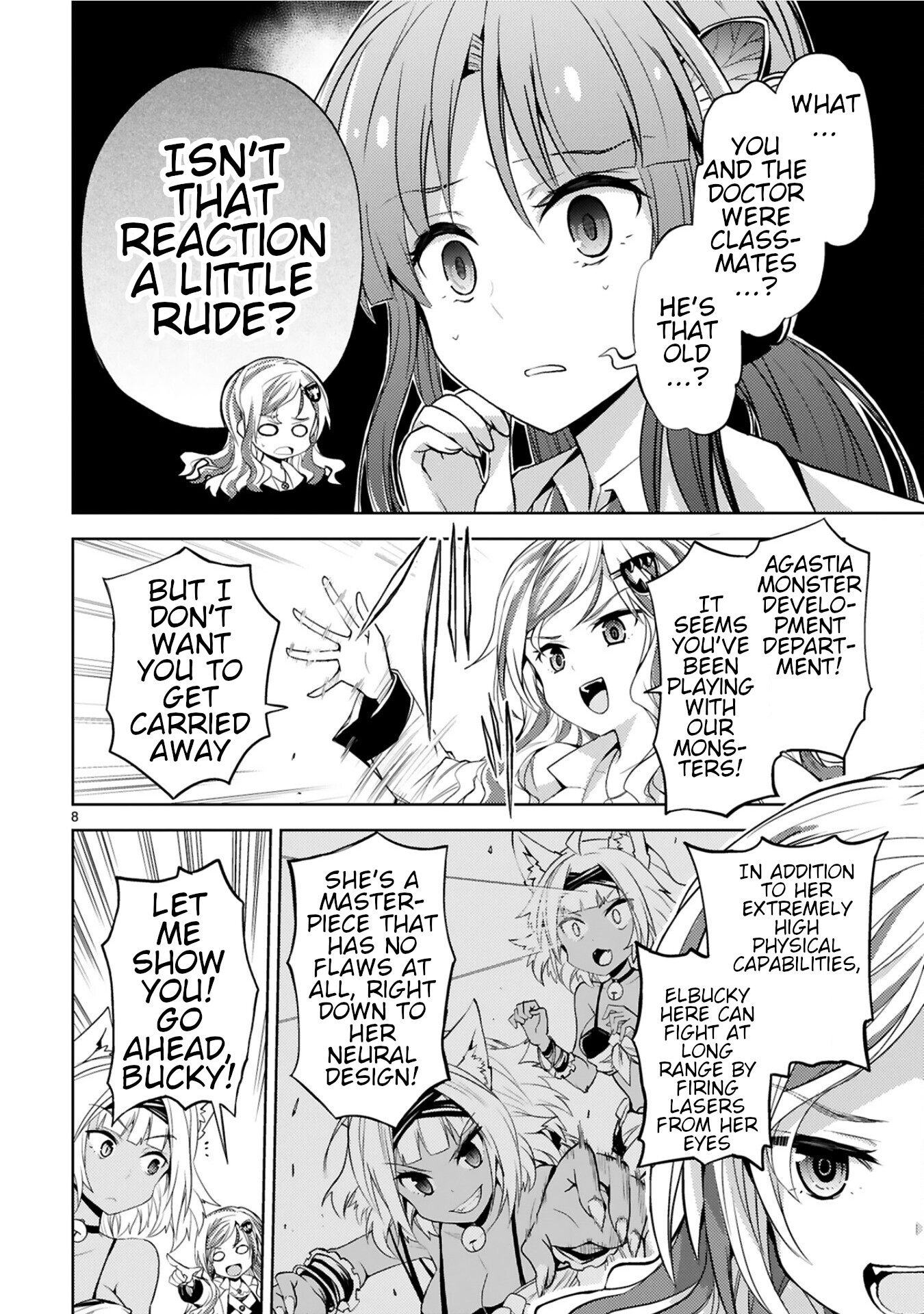 Kuroitsu-san in the Superhuman Research & Development Department Chapter 8 page 8 - Chapter 8: The Name is Black Lore
