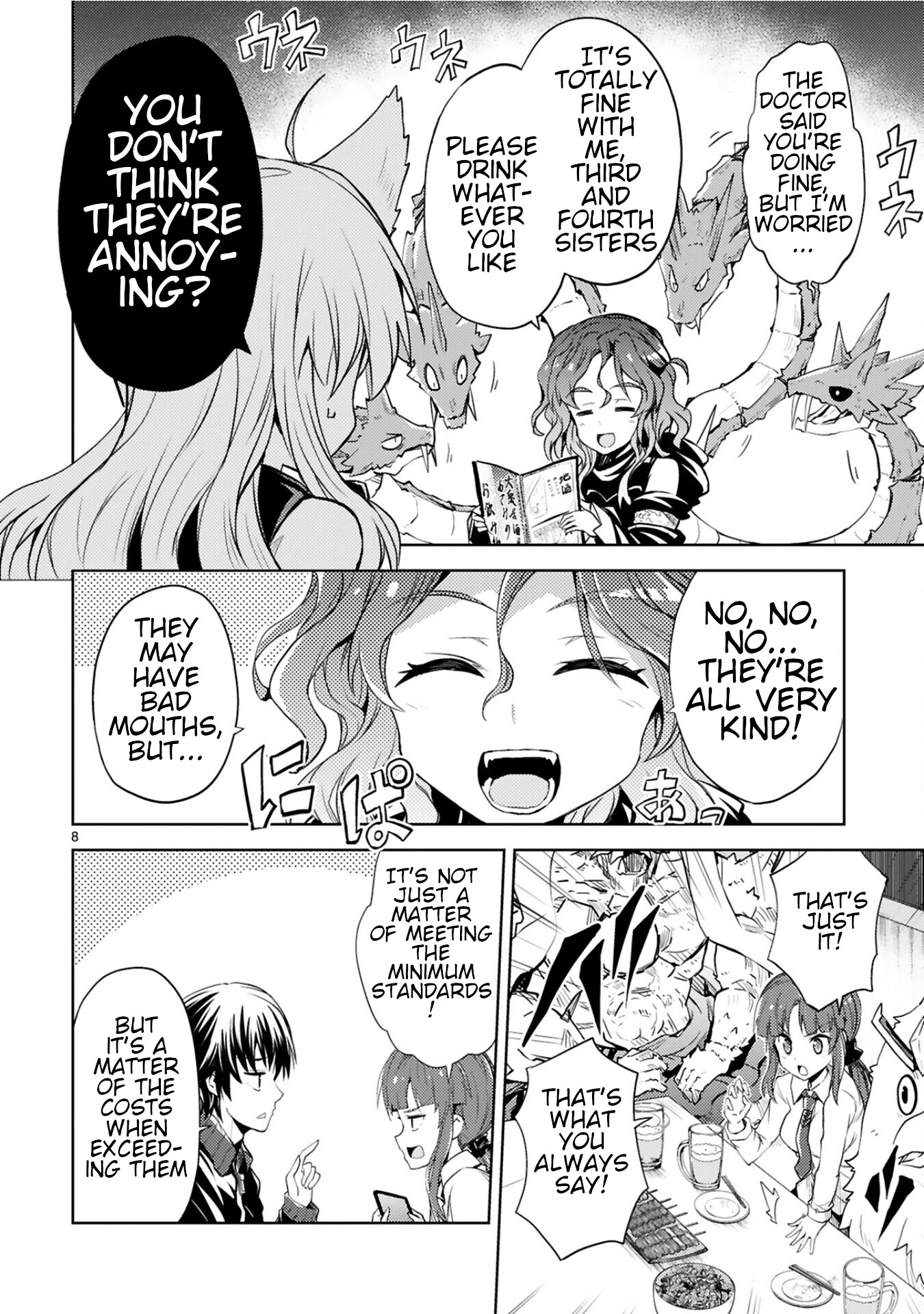 Kuroitsu-san in the Superhuman Research & Development Department Chapter 9 page 8 - Chapter 9: Monster Work Recognition Party