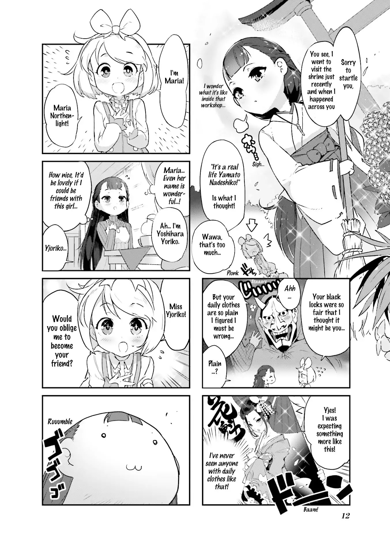 Kurokami Miko to Maria Witch Chapter 1 page 7 - Chapter 1