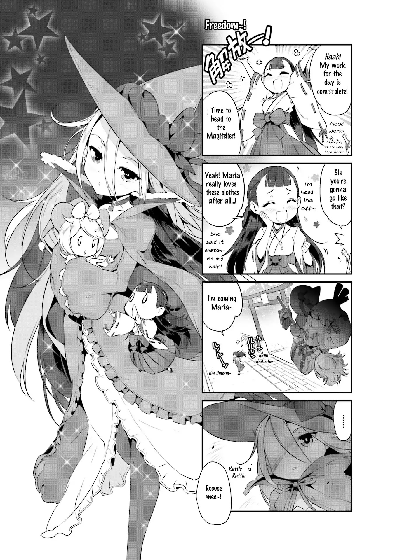 Kurokami Miko to Maria Witch Chapter 3 page 1 - Chapter 3