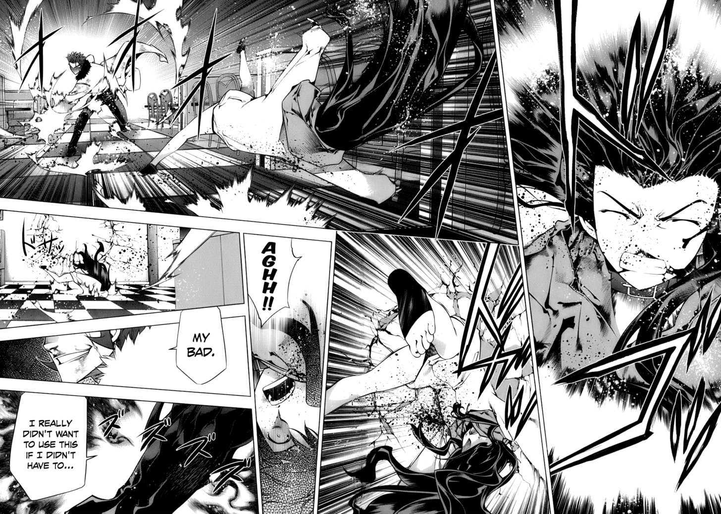 Kurokami Chapter 68 page 12 - Chapter 68 : Willpower x Unconsciousness