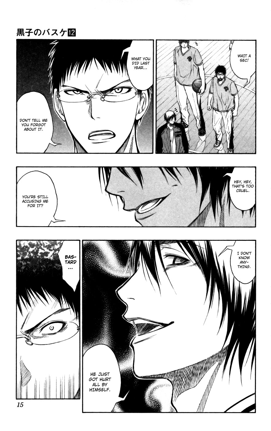 Kuroko no Basket Chapter 100 page 15 - Chapter 100: There's No Way We Wouldn't be Fired Up
