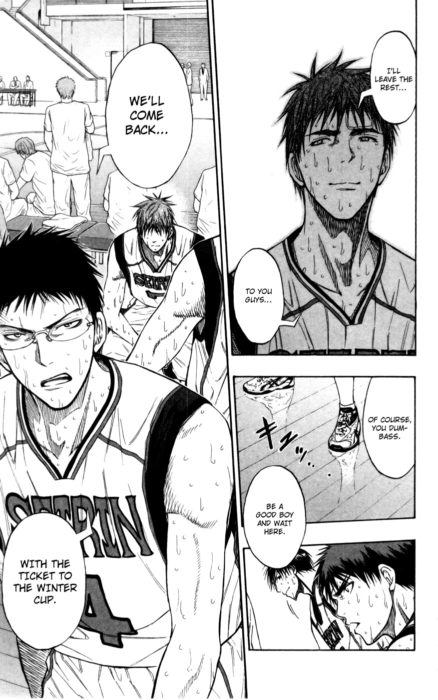 Kuroko no Basket Chapter 105 page 22 - Chapter 105: It's Trust.