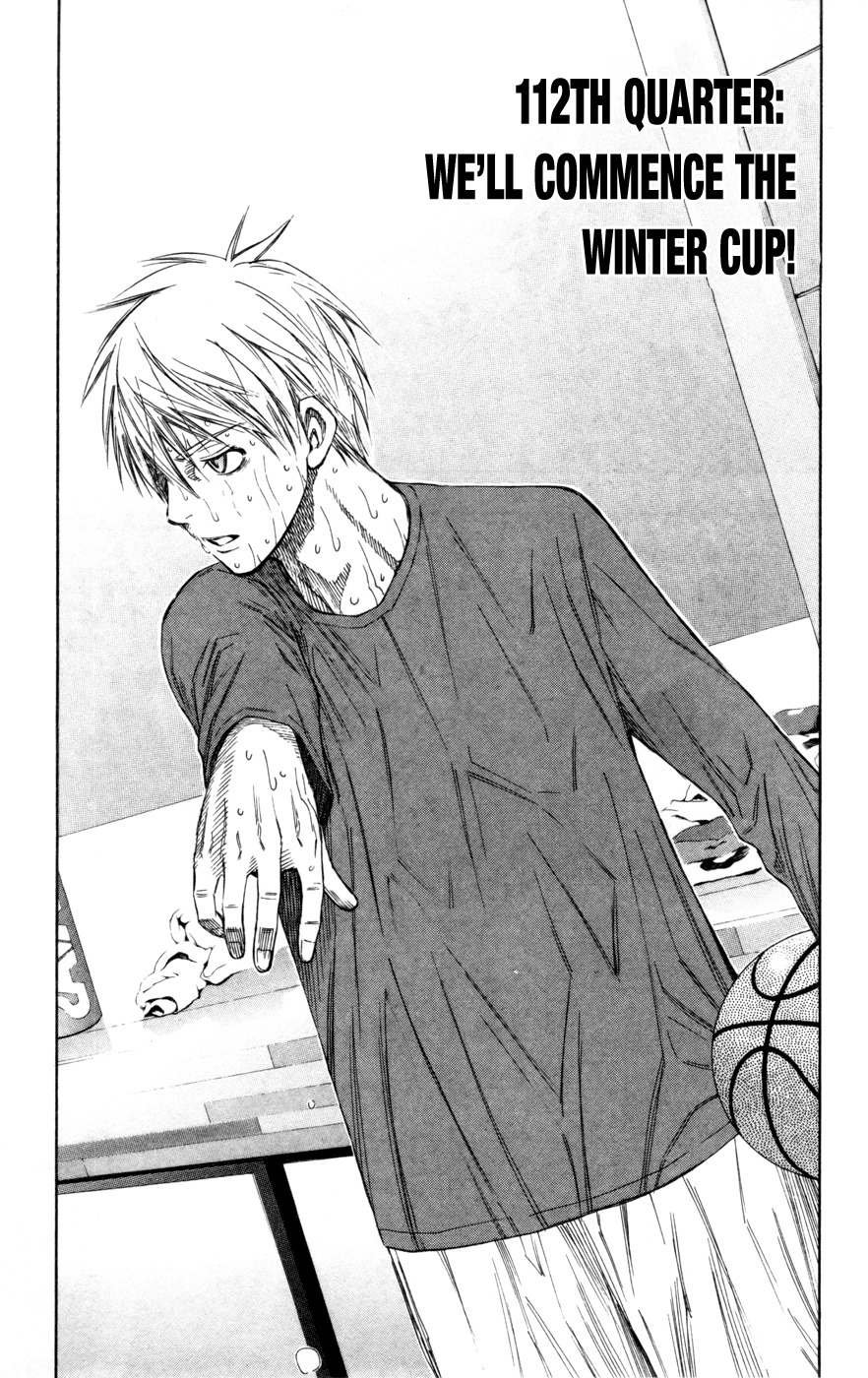 Kuroko no Basket Chapter 112 page 4 - Chapter 112: We'll Commence The Winter Cup!