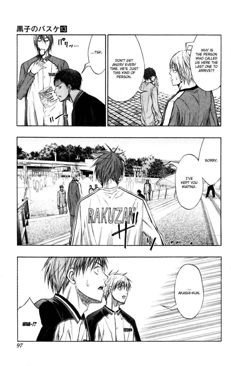 Kuroko no Basket Chapter 113 page 10 - Chapter 113: I Kept You Waiting