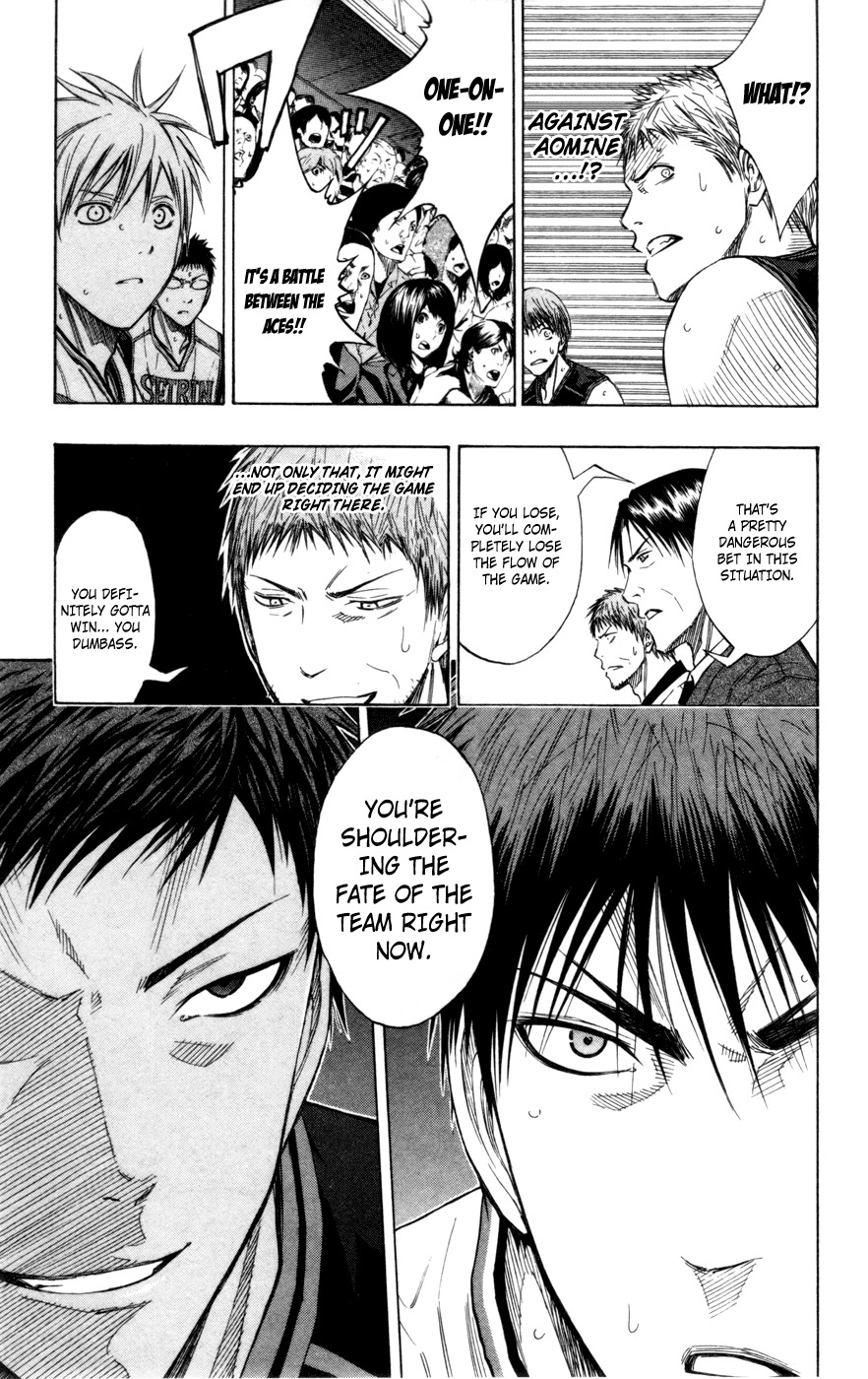 Kuroko no Basket Chapter 116 page 18 - Chapter 116: I'll be Disappointed!