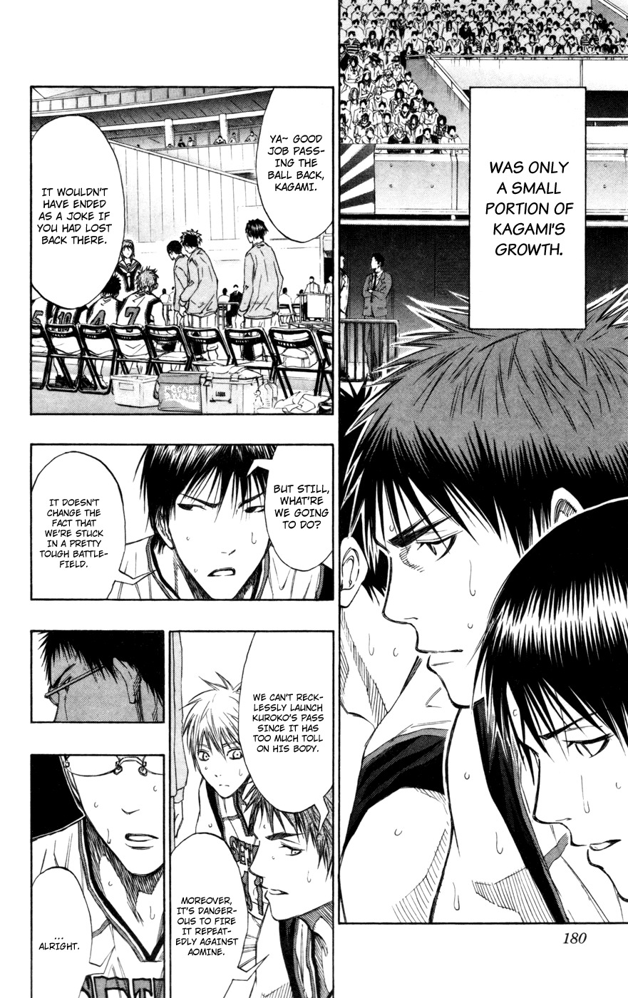 Kuroko no Basket Chapter 117 page 12 - Chapter 117: Only When He's at His Very Best!!