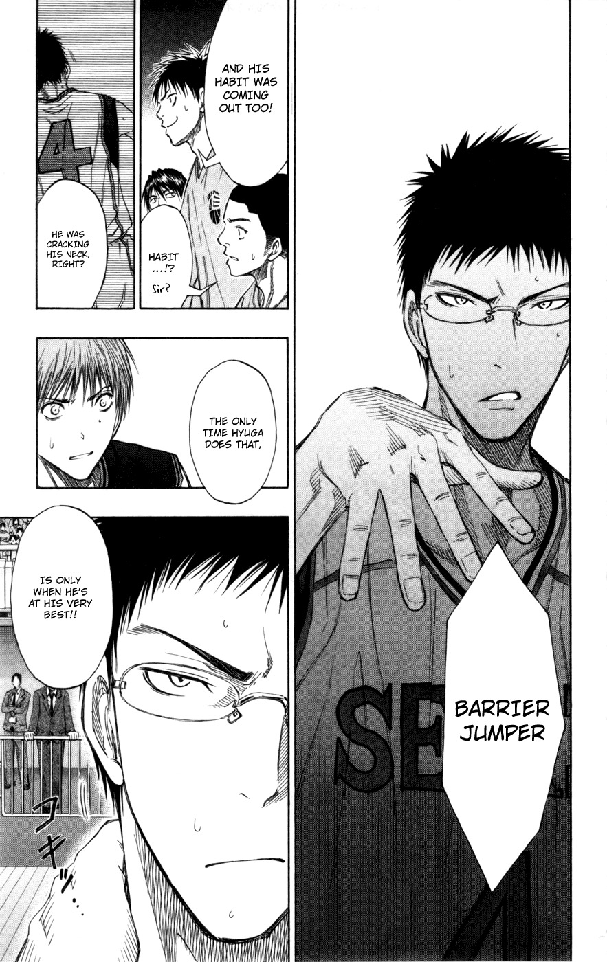 Kuroko no Basket Chapter 117 page 17 - Chapter 117: Only When He's at His Very Best!!