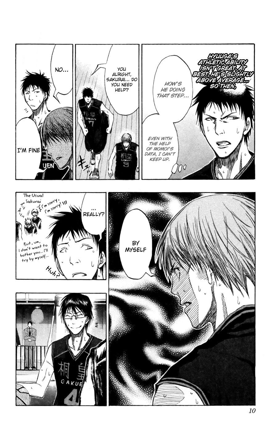 Kuroko no Basket Chapter 118 page 10 - Chapter 118: He Really Hates to Lose