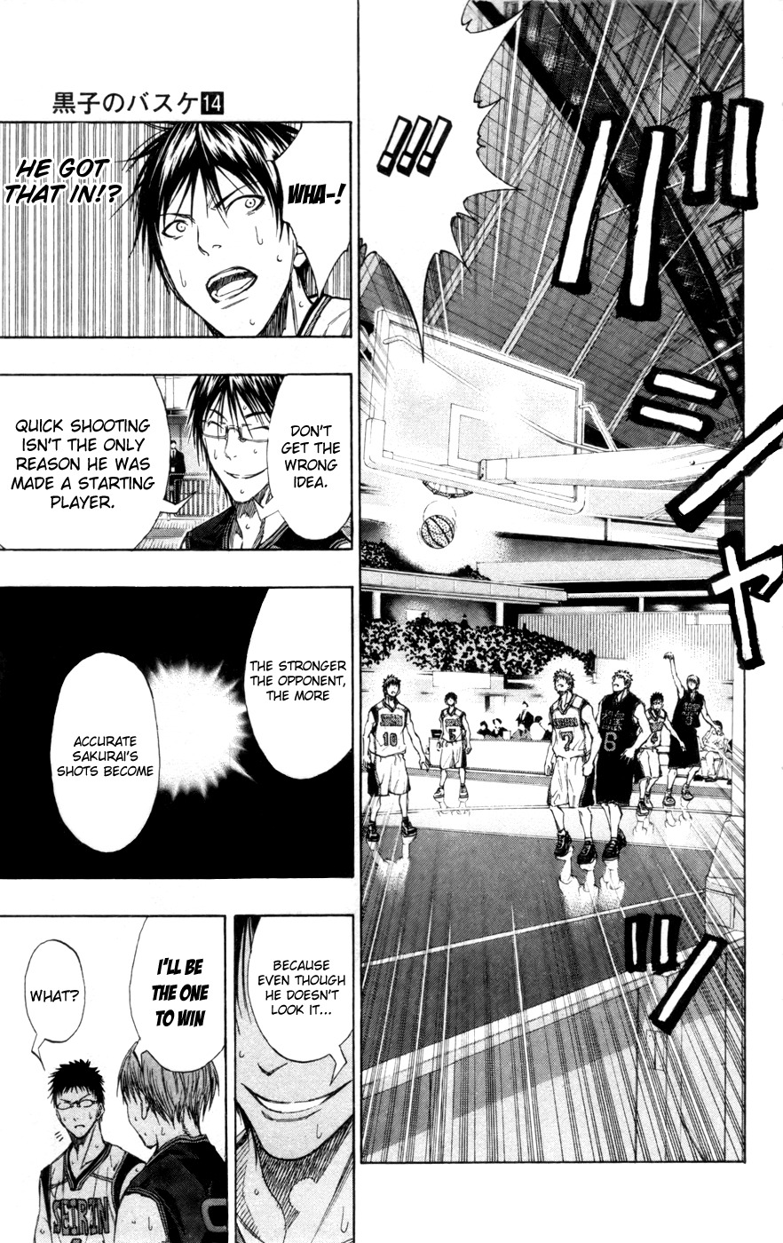 Kuroko no Basket Chapter 118 page 13 - Chapter 118: He Really Hates to Lose