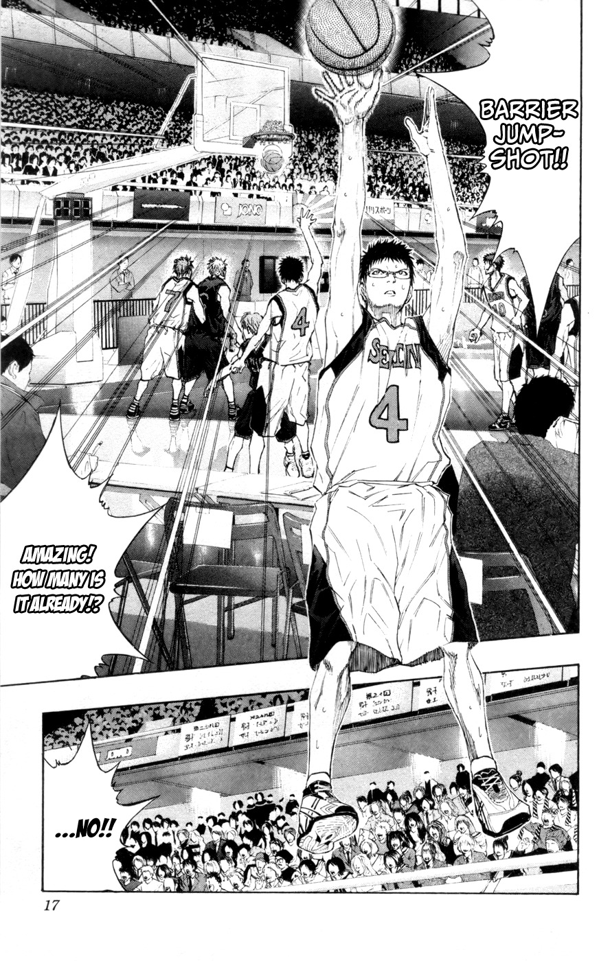 Kuroko no Basket Chapter 118 page 17 - Chapter 118: He Really Hates to Lose