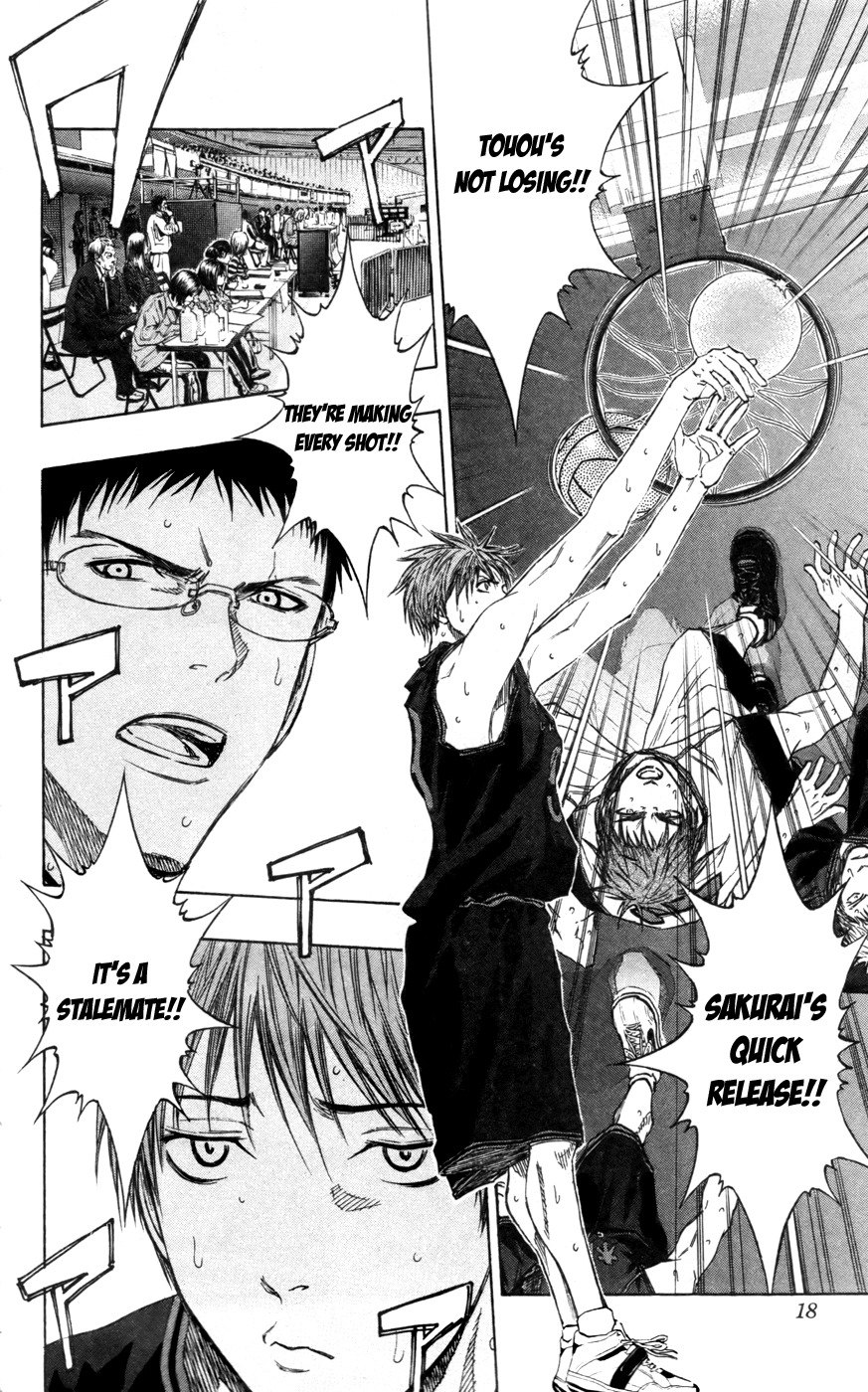 Kuroko no Basket Chapter 118 page 18 - Chapter 118: He Really Hates to Lose
