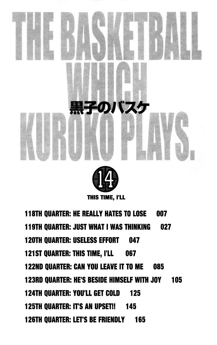 Kuroko no Basket Chapter 118 page 6 - Chapter 118: He Really Hates to Lose