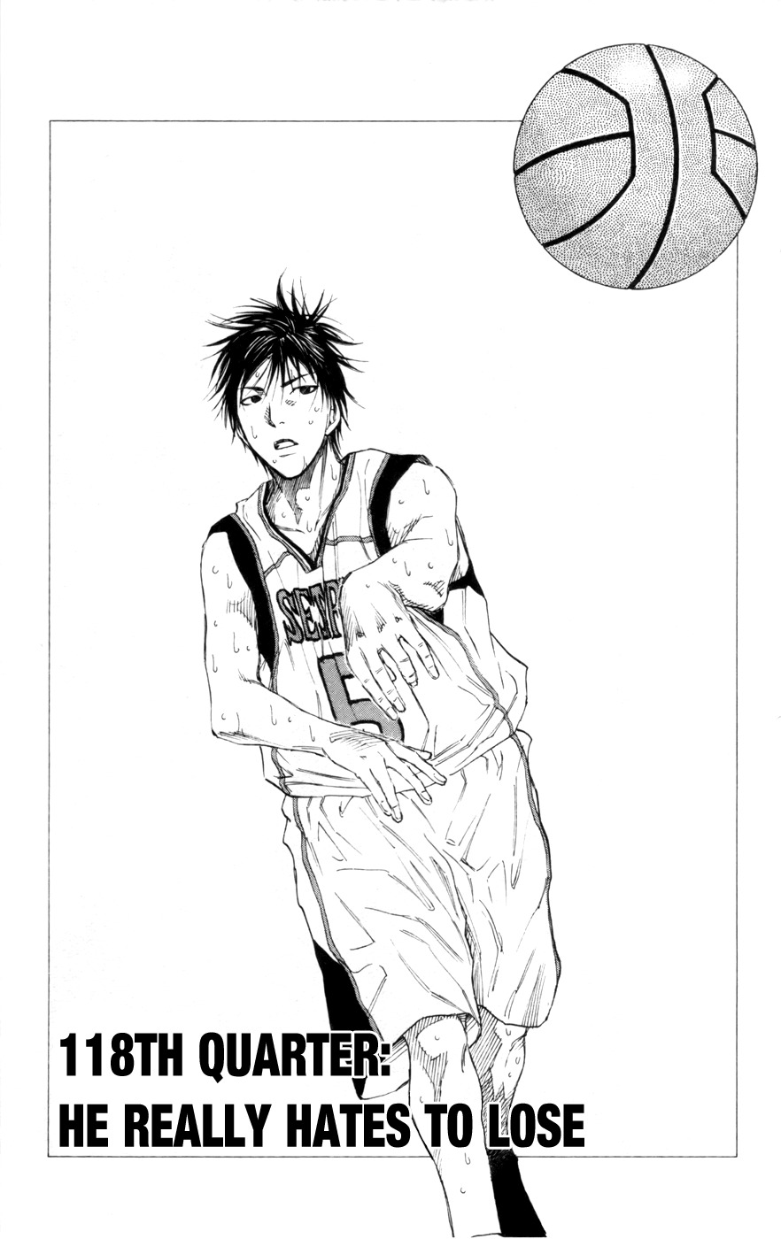 Kuroko no Basket Chapter 118 page 9 - Chapter 118: He Really Hates to Lose