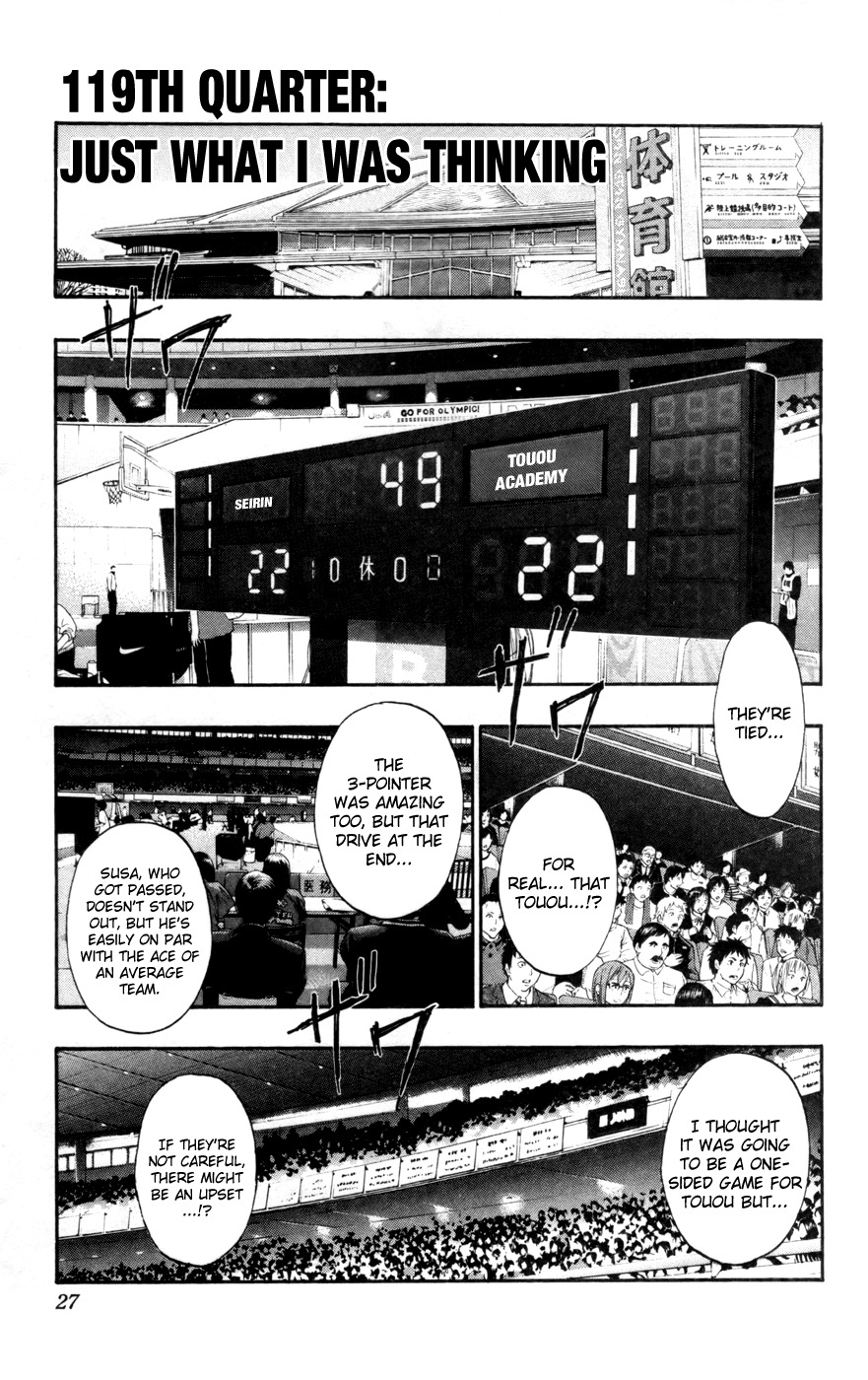 Kuroko no Basket Chapter 119 page 2 - Chapter 119: Just What I Was Thinking
