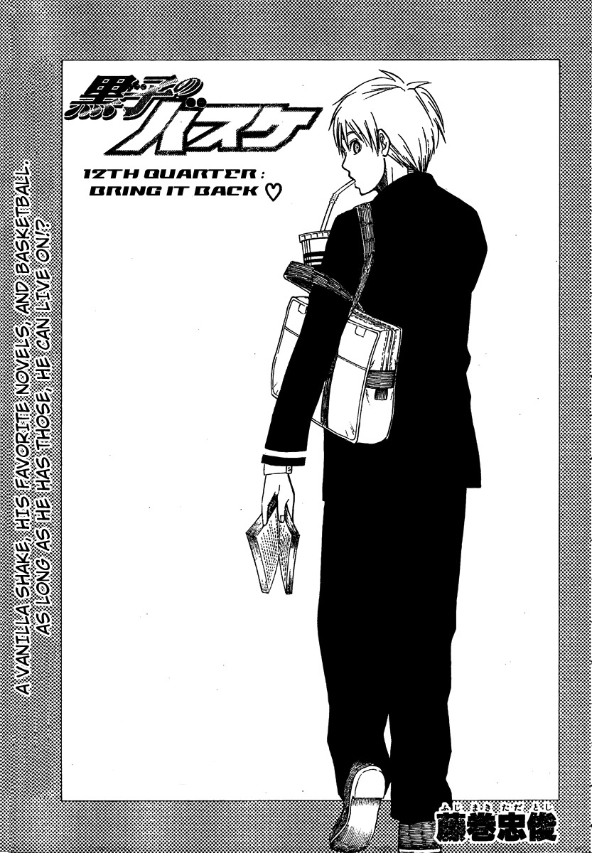 Kuroko no Basket Chapter 12 page 3 - Chapter 12: Bring It Back