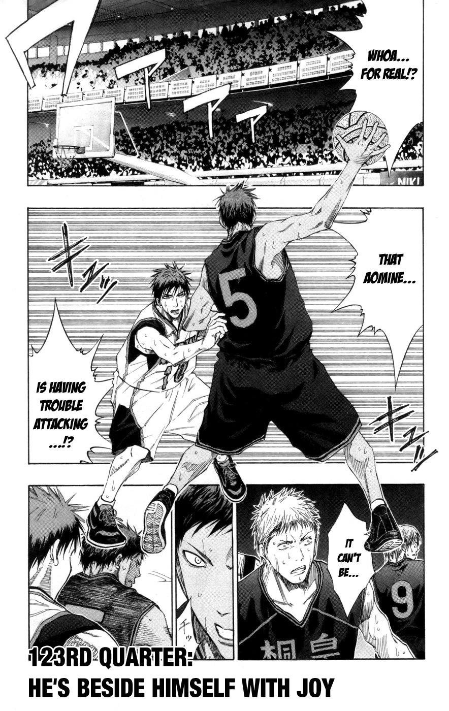 Kuroko no Basket Chapter 123 page 2 - Chapter 123: He's Beside Himself With Joy