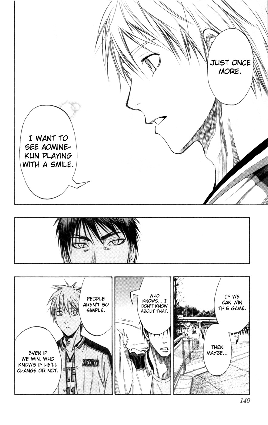Kuroko no Basket Chapter 124 page 17 - Chapter 124: You'll Get Cold