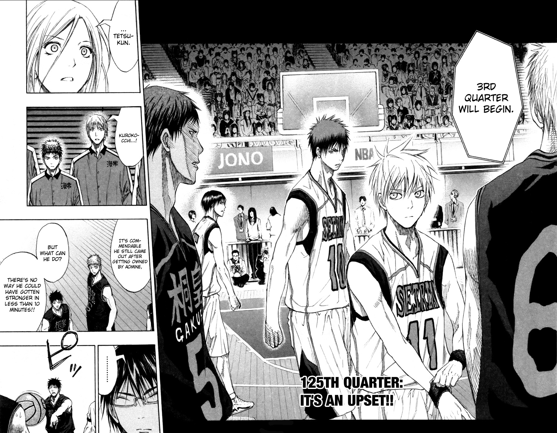 Kuroko no Basket Chapter 125 page 3 - Chapter 125: It's an Upset!!