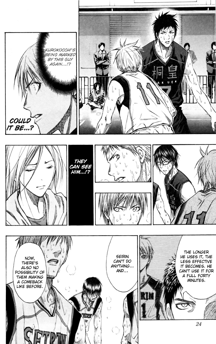 Kuroko no Basket Chapter 127 page 23 - Chapter 127: They're out of options