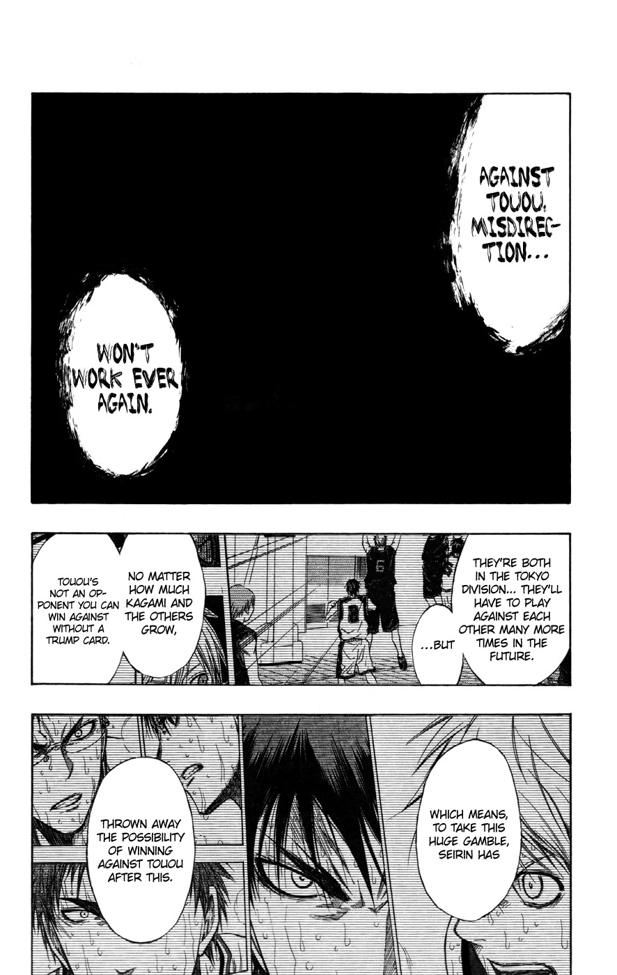 Kuroko no Basket Chapter 129 page 12 - Chapter 129: It's Better Than Losing Here