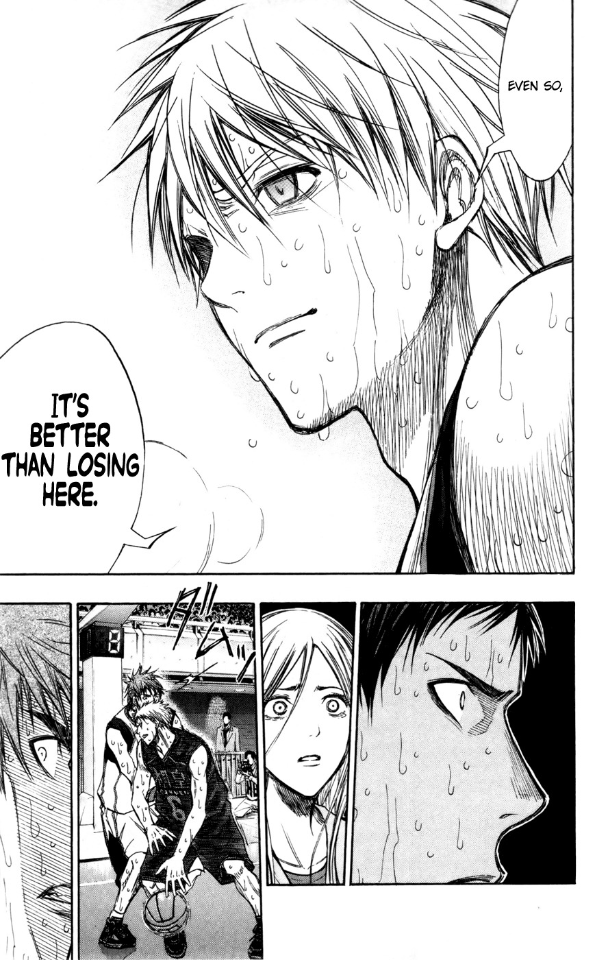Kuroko no Basket Chapter 129 page 13 - Chapter 129: It's Better Than Losing Here