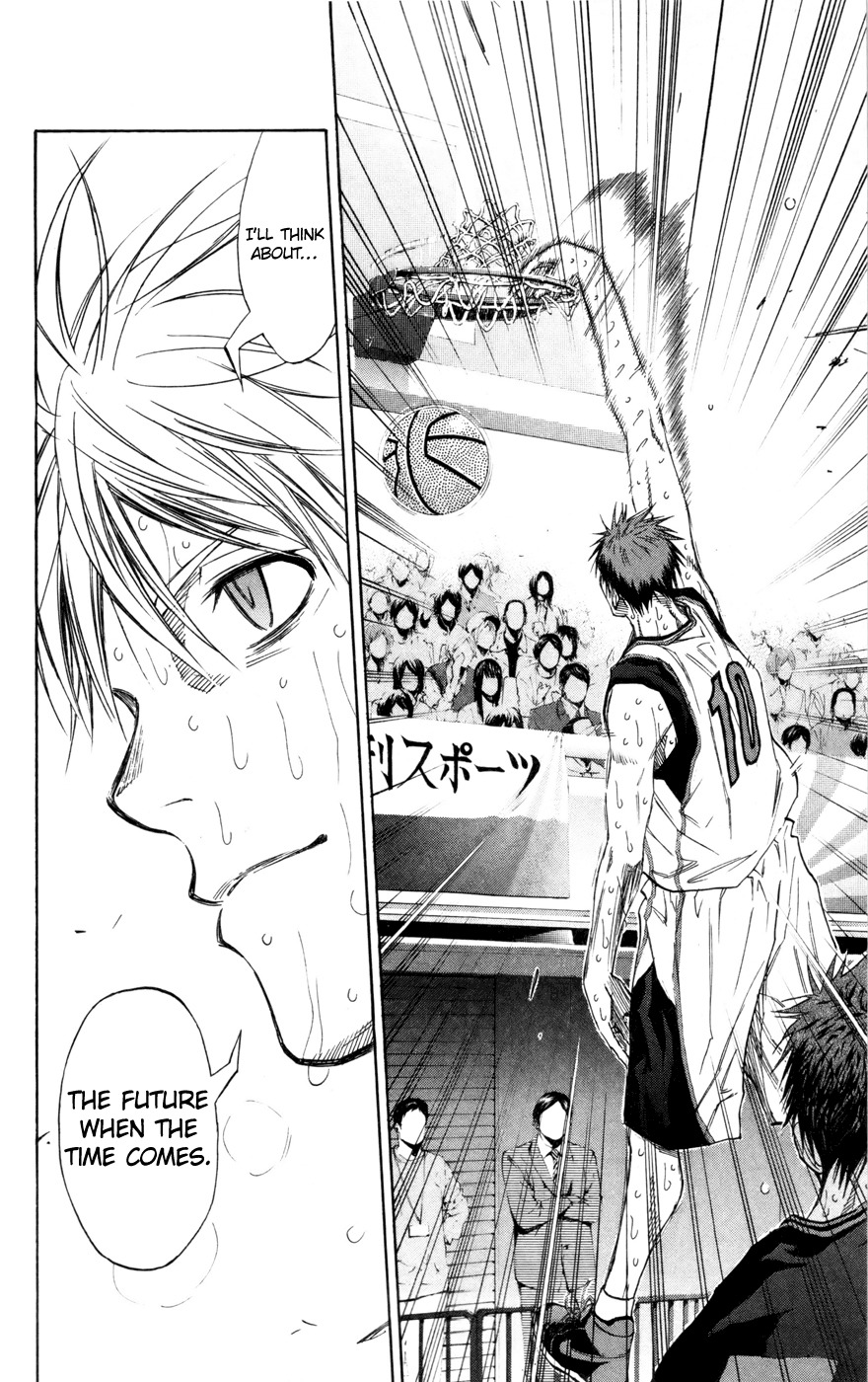 Kuroko no Basket Chapter 129 page 16 - Chapter 129: It's Better Than Losing Here