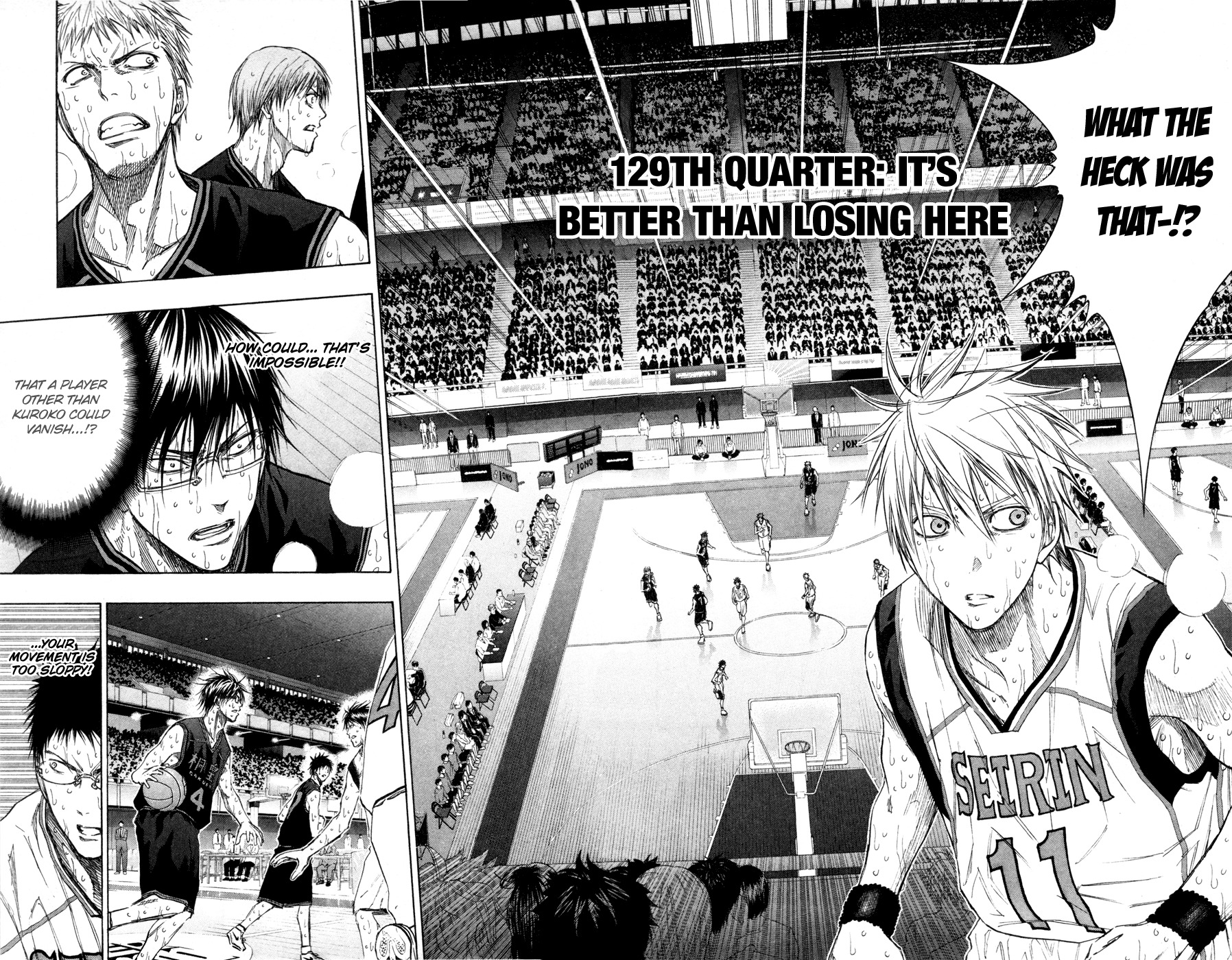 Kuroko no Basket Chapter 129 page 3 - Chapter 129: It's Better Than Losing Here