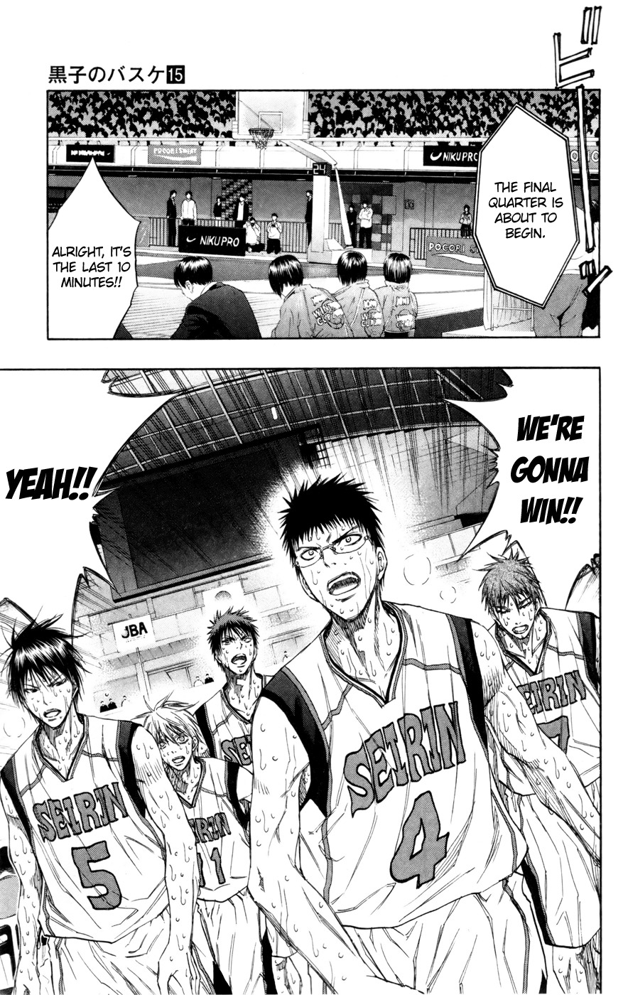 Kuroko no Basket Chapter 130 page 11 - Chapter 130: The Final 4th Quarter