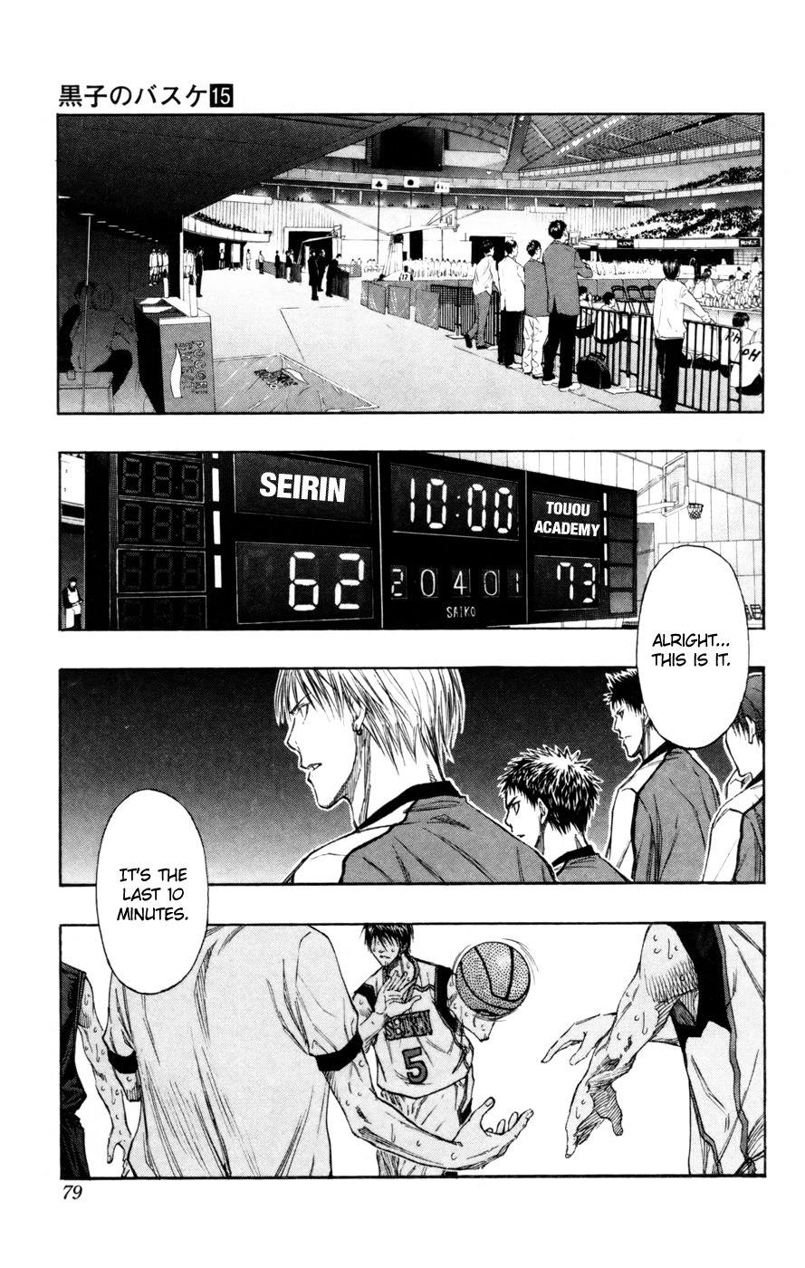 Kuroko no Basket Chapter 130 page 13 - Chapter 130: The Final 4th Quarter