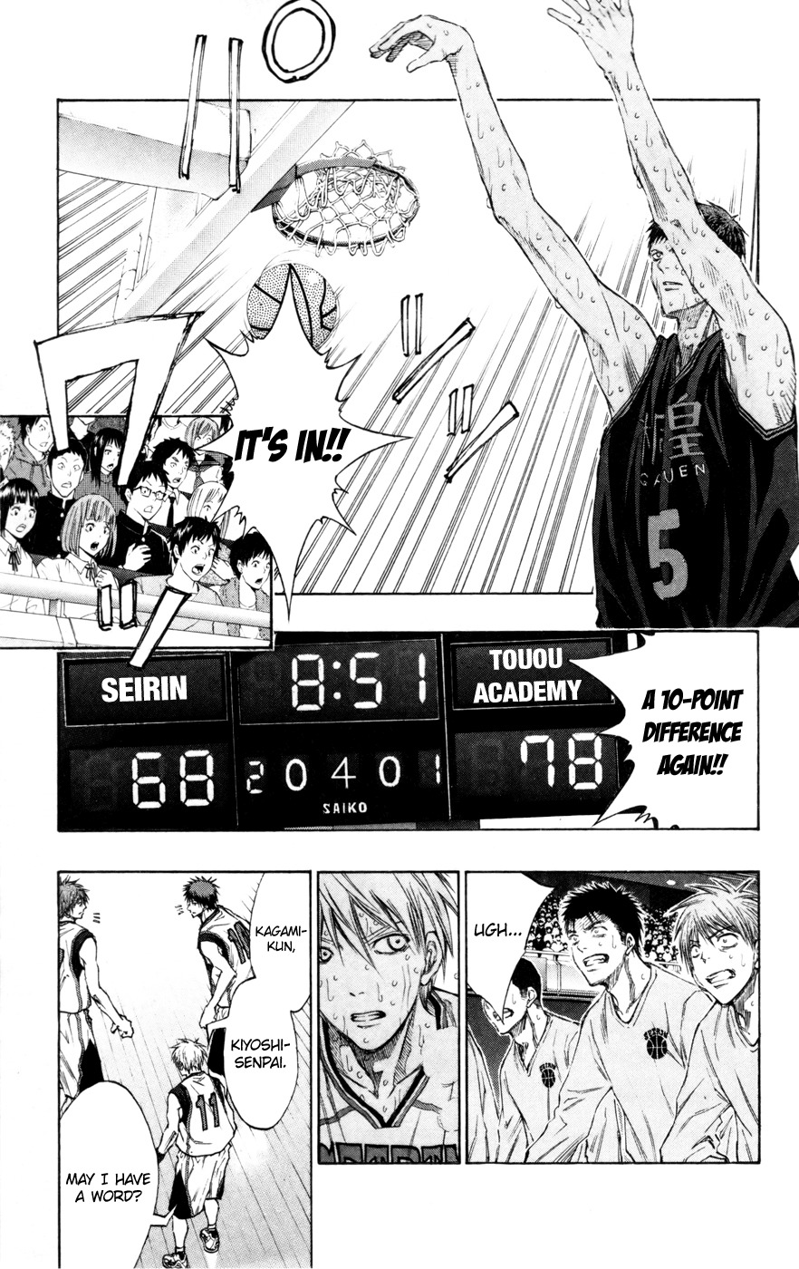 Kuroko no Basket Chapter 131 page 15 - Chapter 131: Yeah... I have Faith.
