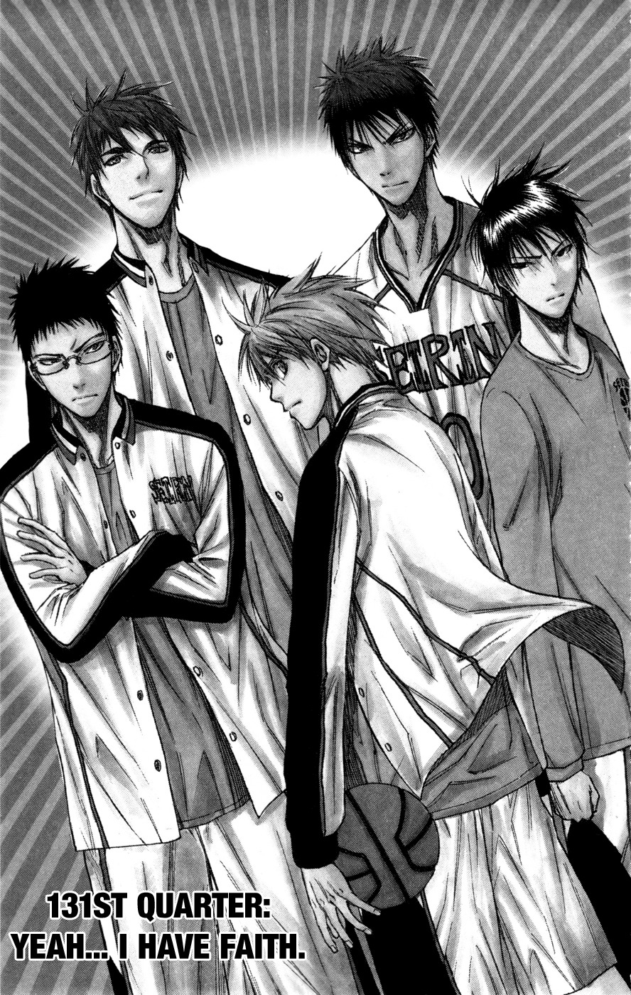 Kuroko no Basket Chapter 131 page 2 - Chapter 131: Yeah... I have Faith.