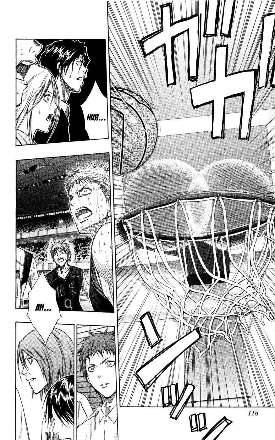 Kuroko no Basket Chapter 132 page 10 - Chapter 132: I Can't Stop Aomine-kun