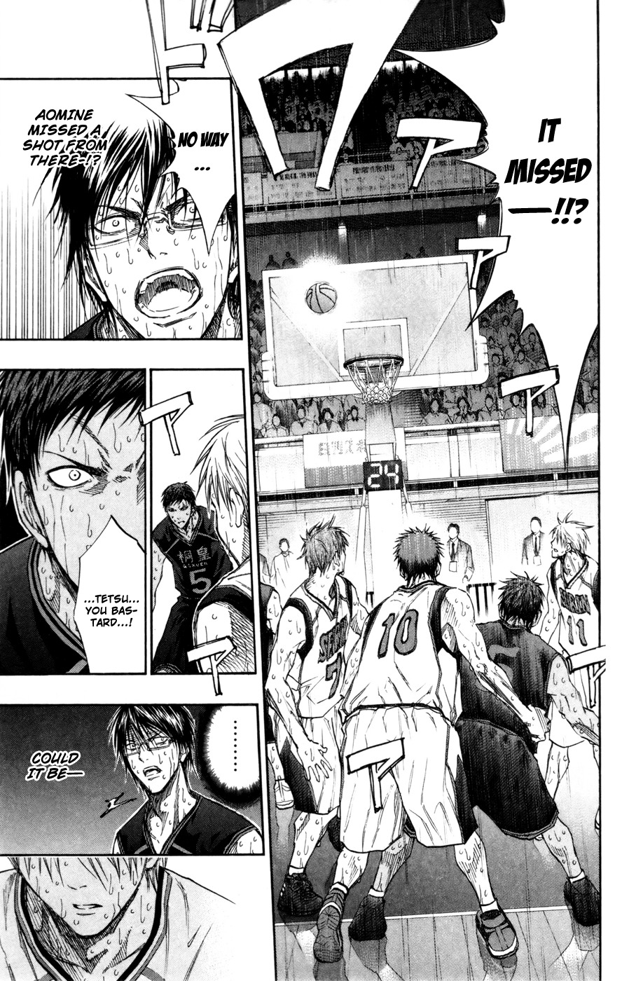 Kuroko no Basket Chapter 132 page 11 - Chapter 132: I Can't Stop Aomine-kun