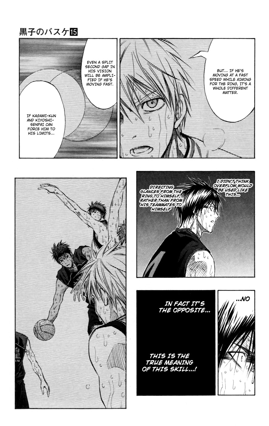 Kuroko no Basket Chapter 132 page 13 - Chapter 132: I Can't Stop Aomine-kun