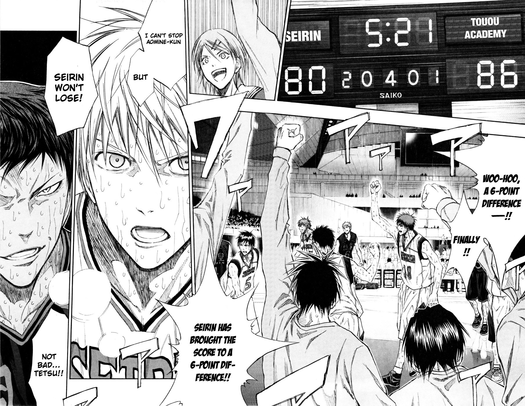 Kuroko no Basket Chapter 132 page 15 - Chapter 132: I Can't Stop Aomine-kun
