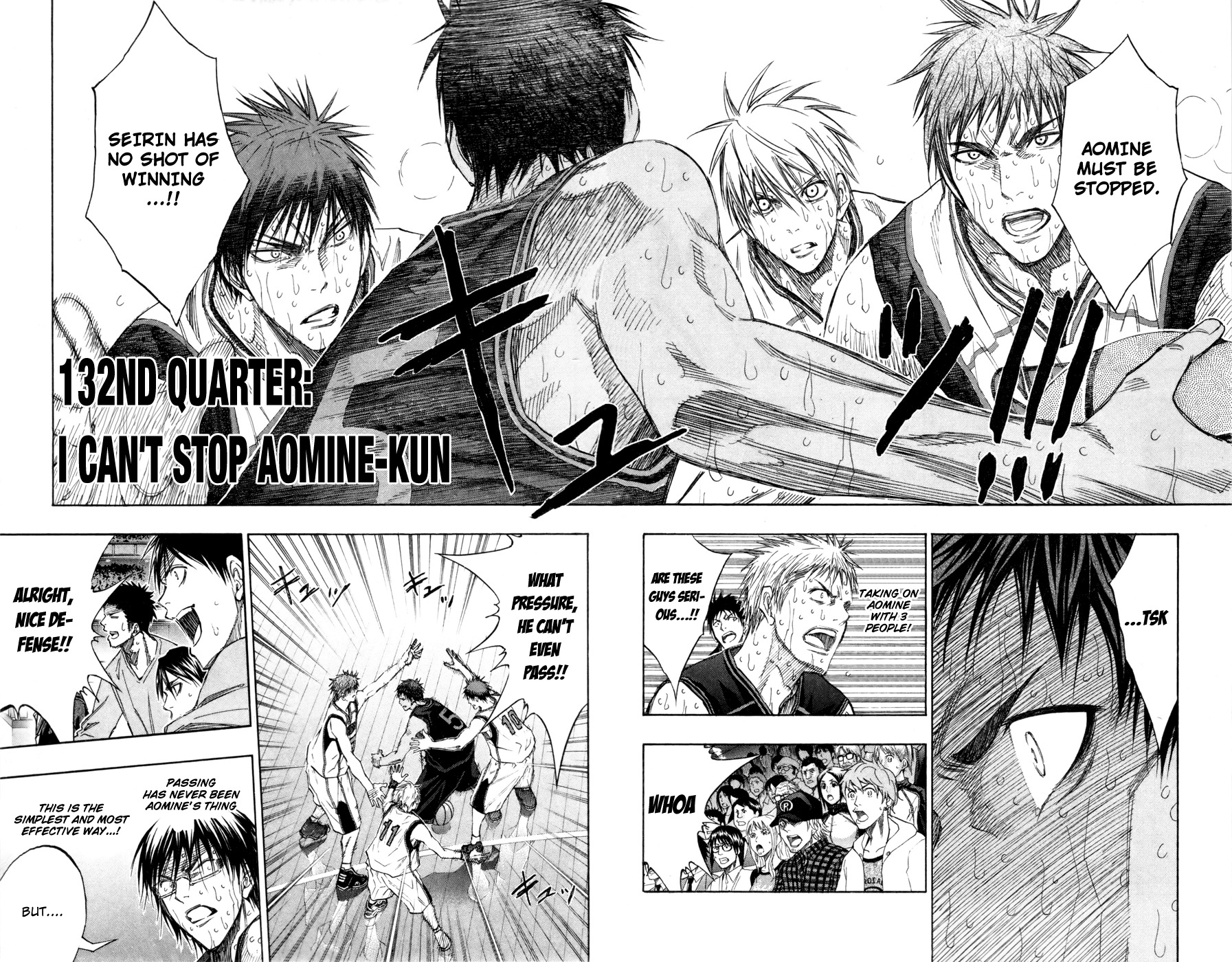 Kuroko no Basket Chapter 132 page 3 - Chapter 132: I Can't Stop Aomine-kun