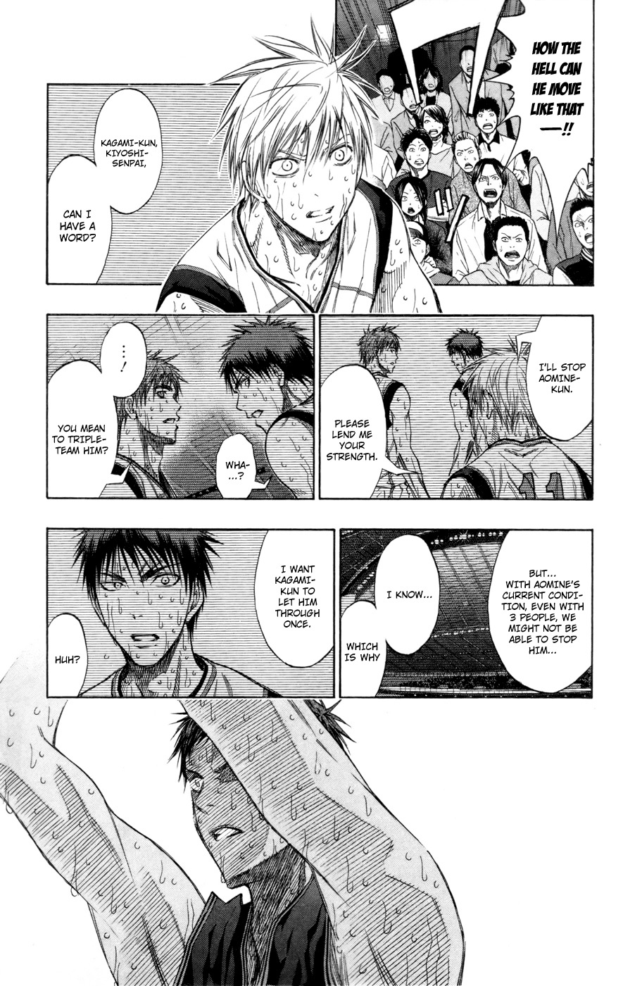 Kuroko no Basket Chapter 132 page 7 - Chapter 132: I Can't Stop Aomine-kun