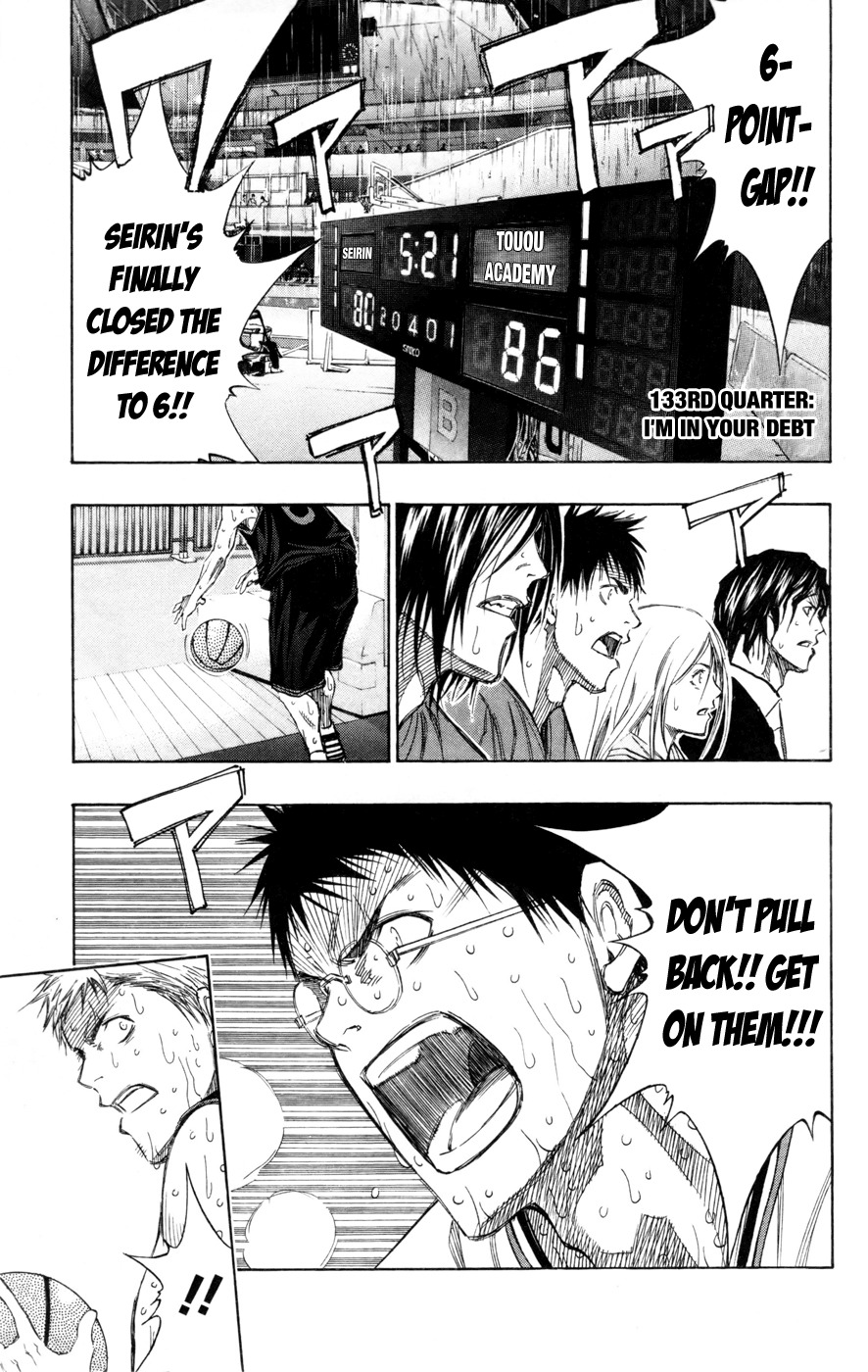 Kuroko no Basket Chapter 133 page 2 - Chapter 133: I'm in your debt