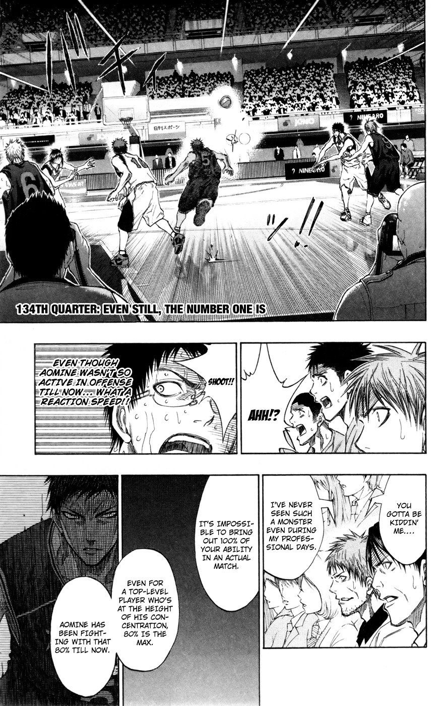 Kuroko no Basket Chapter 134 page 2 - Chapter 134: Even still, the ultimate is