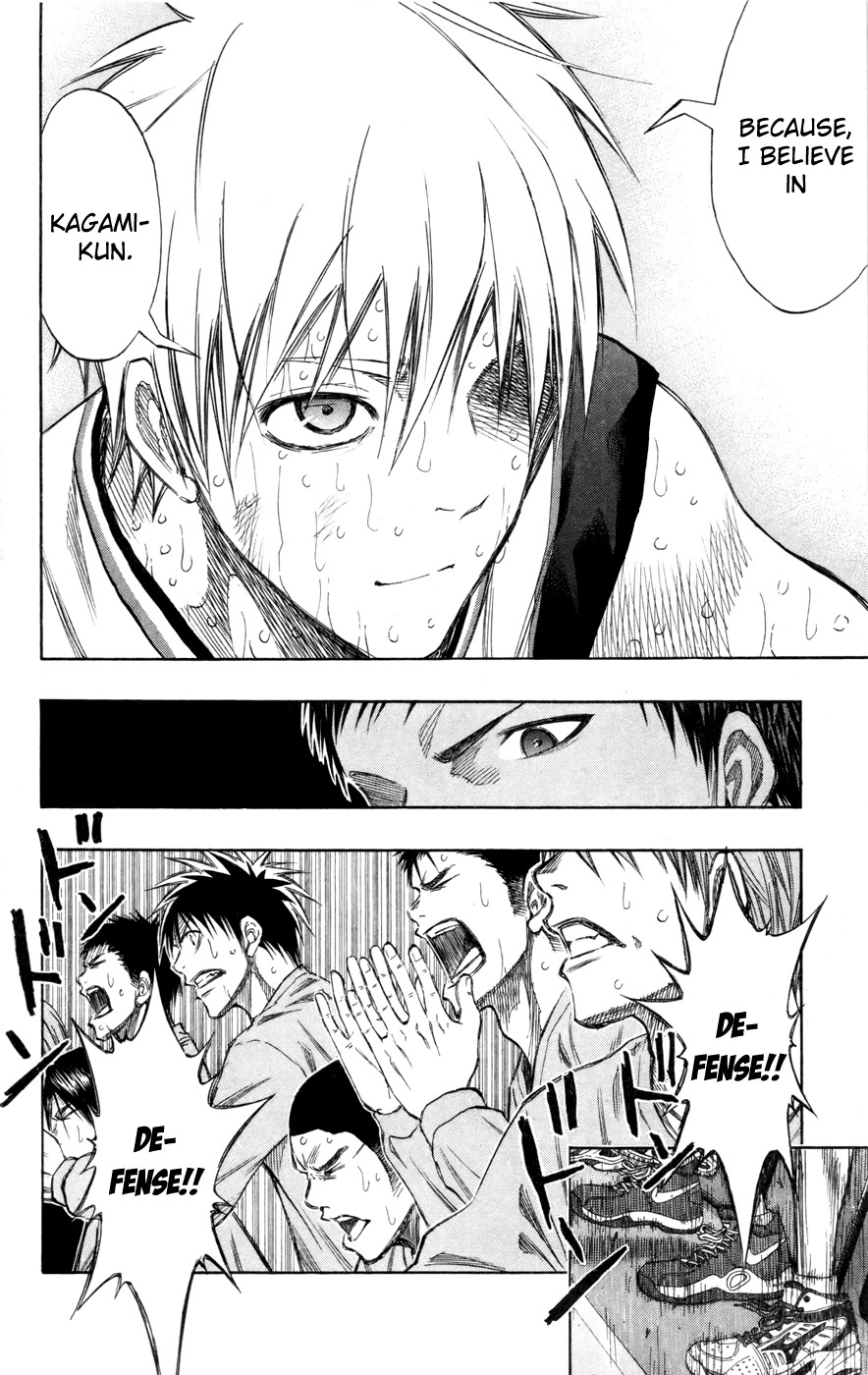 Kuroko no Basket Chapter 135 page 13 - Chapter 135: Because I Believe In You