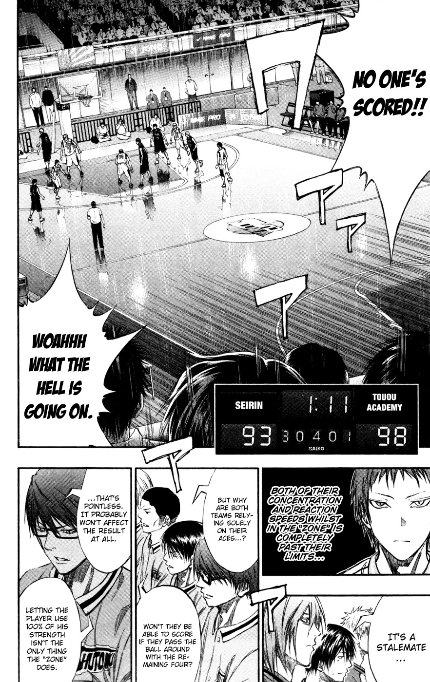 Kuroko no Basket Chapter 136 page 10 - Chapter 136: I'll win no matter what!!