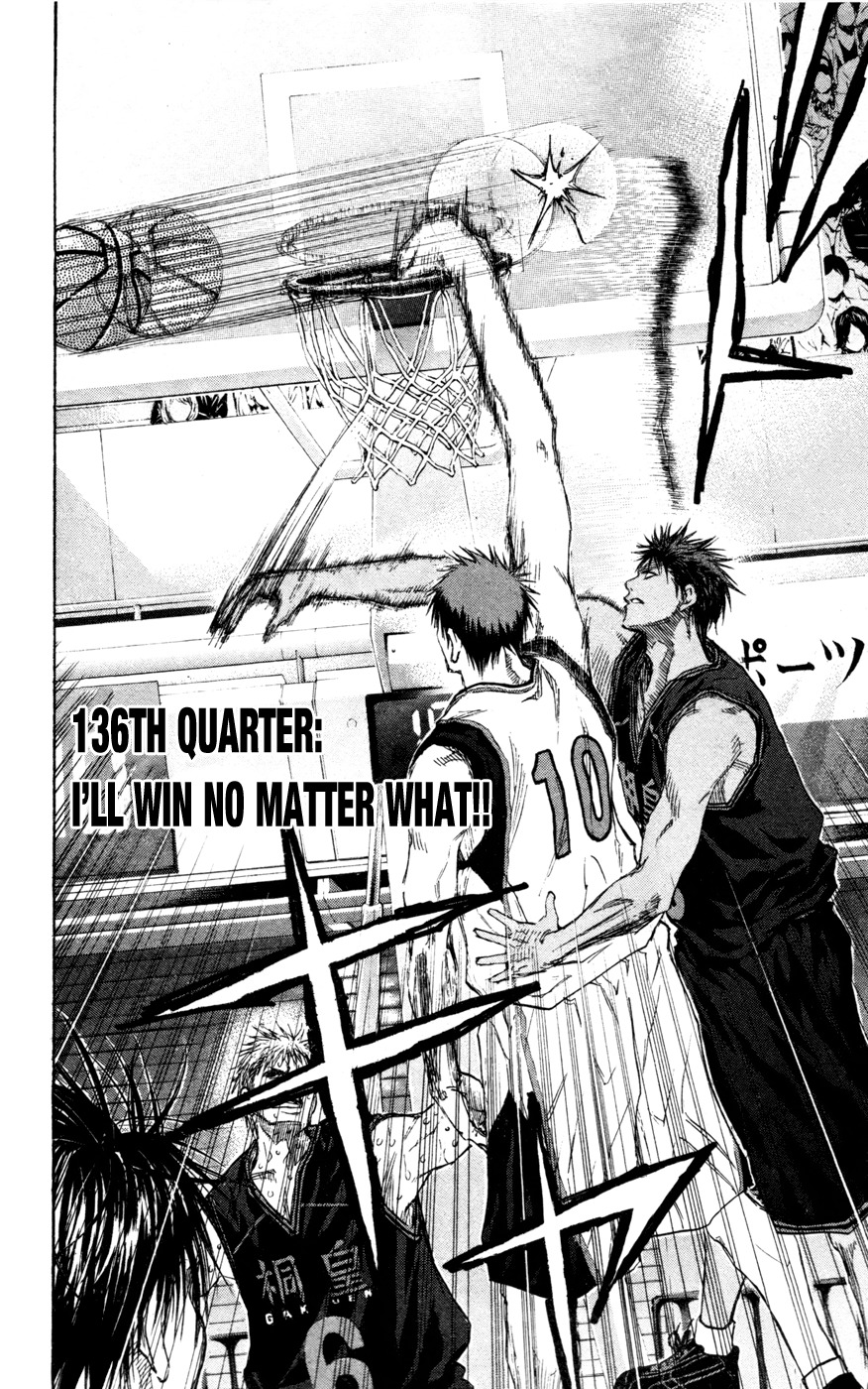 Kuroko no Basket Chapter 136 page 7 - Chapter 136: I'll win no matter what!!
