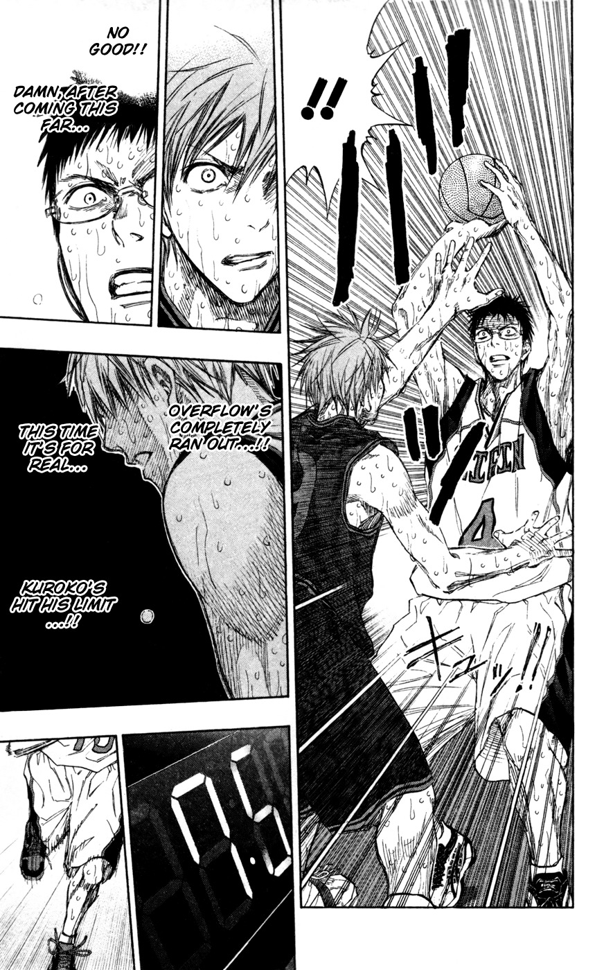 Kuroko no Basket Chapter 137 page 11 - Chapter 137: Like we'd lose.