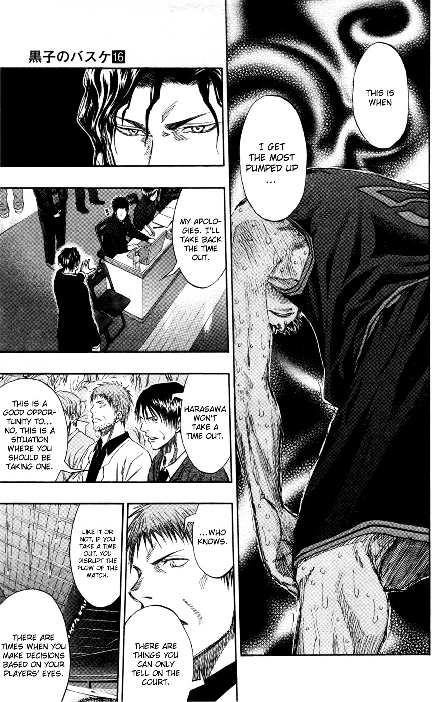 Kuroko no Basket Chapter 137 page 3 - Chapter 137: Like we'd lose.