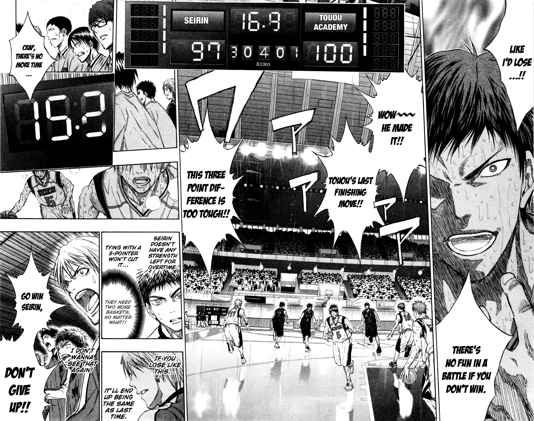Kuroko no Basket Chapter 137 page 9 - Chapter 137: Like we'd lose.