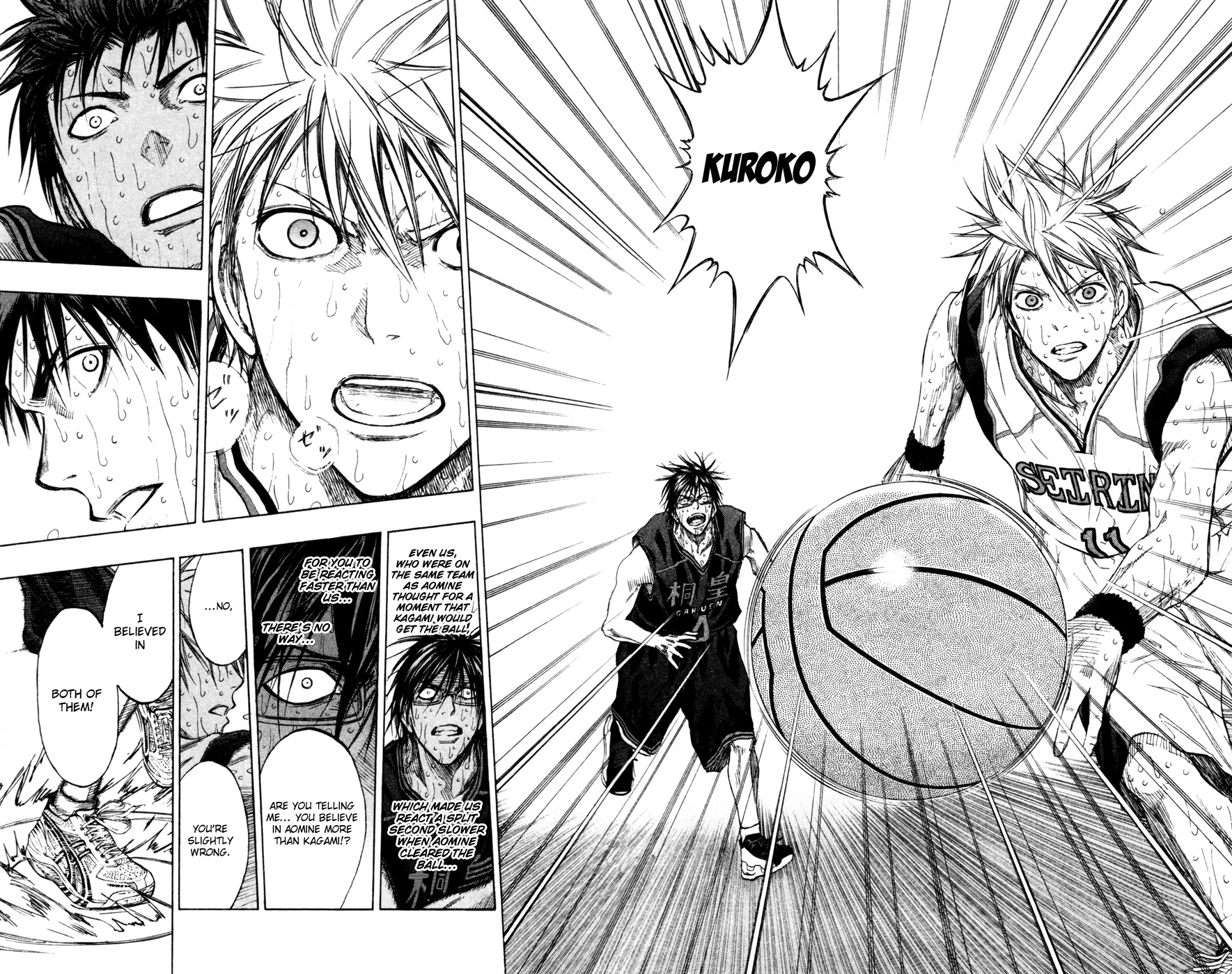 Kuroko no Basket Chapter 138 page 14 - Chapter 138: The one I believe in is