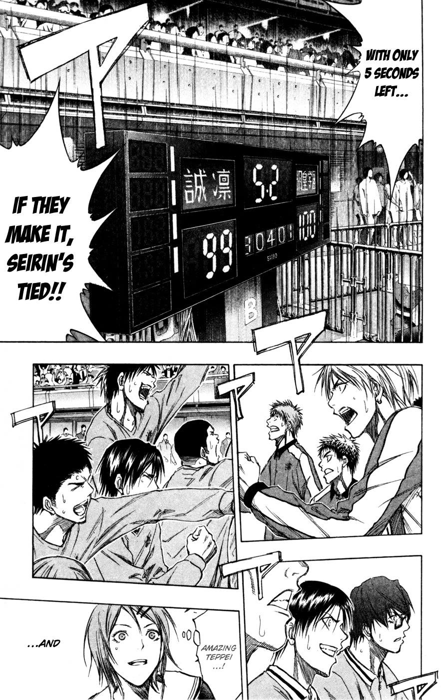 Kuroko no Basket Chapter 138 page 5 - Chapter 138: The one I believe in is